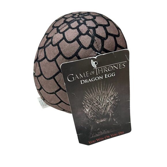 Game of Thrones Dragon egg plush New deadstock HBO 2013 brown 6" collectible - Picture 3 of 11